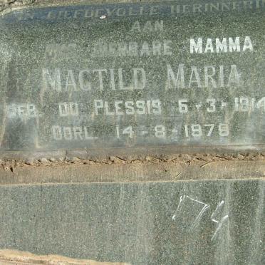 SMIT Magtild Maria nee DU PLESSIS 1914-1978