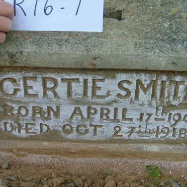 SMITH Gertie 1909-1918