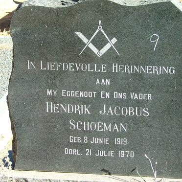 SCHOEMAN Hendrik Jacobus 1919-1970 