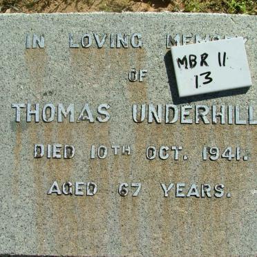 UNDERHILL Thomas -1941