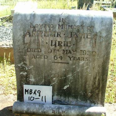 URIE Arthur James -1930
