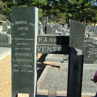 VENTER Johannes Lodewikus 1936-1969