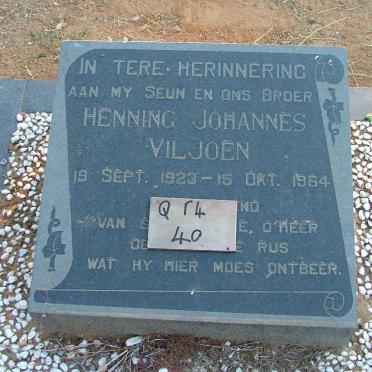 VILJOEN Henning Johannes 1923-1964