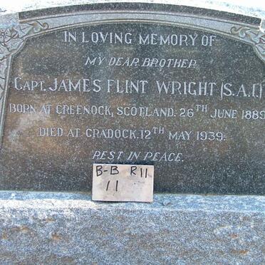 WRIGHT James Flint 1889-1939