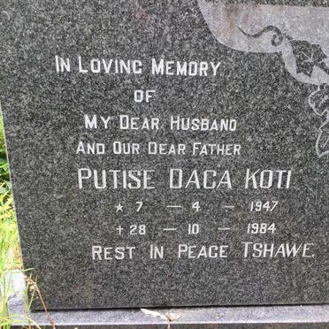 KOTI Putise Daga 1947-1984