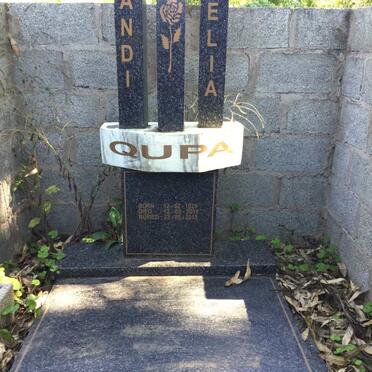 QUPA Nandi Amelia 1925-2013