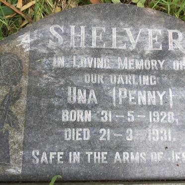 SHELVER Una 1928-1931