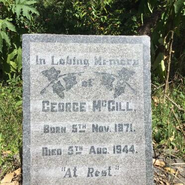 MCGILL George 1871-1944