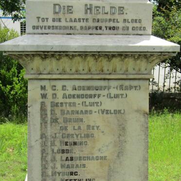 Anglo Boer War Memorial 1899-1902_5