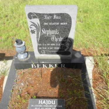 BEKKER Stephanus Theunis 1911-1981 :: HAJDU Hettie nee BEKKER 1939-2005