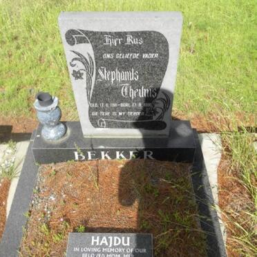 BEKKER Stephanus Theunis 1911-1981 :: HAJDU Hettie nee BEKKER 1939-2005