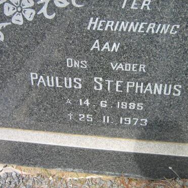 BOTHA Petrus Stephanus 1885-1973