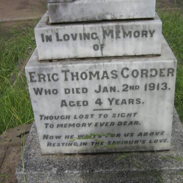 CORDER Eric Thomas -1913