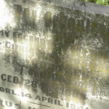 COETZEE Christina Sussana nee BOTHA 1883-1941