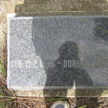 COETZER J.C. 1863-1929