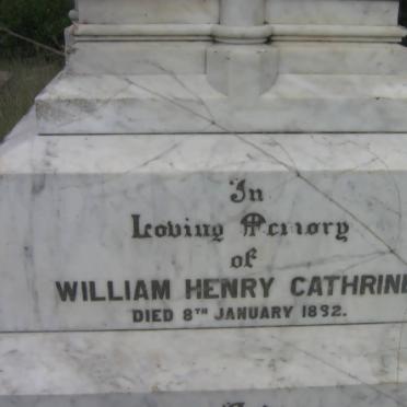 CATHRINE William Henry -1892