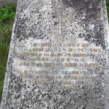 HUTCHONS William James -1881