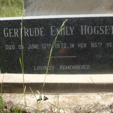 HOGSETT Gertrude Emily -1972