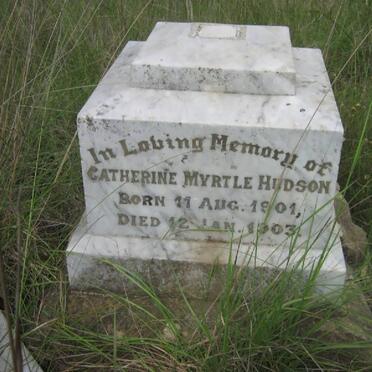 HUDSON Catherine Myrtle 1901-1903