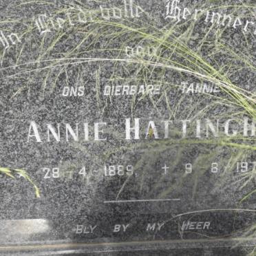 HATTINGH Annie 1889-1978