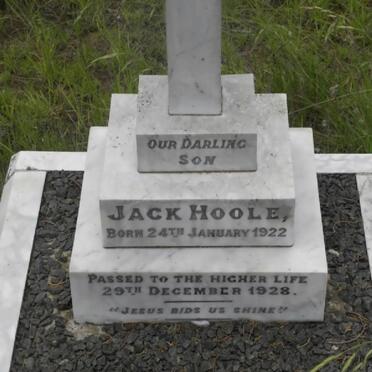 HOOLE Jack 1922-1928