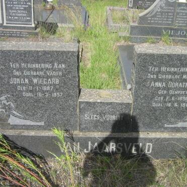 JAARSVELD Johan Wiegard, van 1887-1957 &amp; Anna Dorathea DEMPSEY 1896-1980