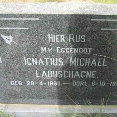 LABUSCHAGNE Ignatius Michael 1890-1954