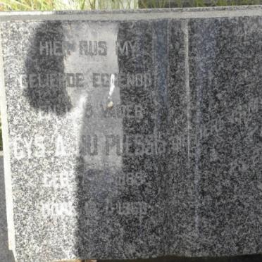PLESSIS Gys A., du 1889-1960