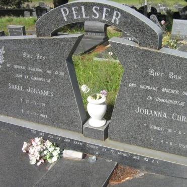 PELSER Sarel Johannes 1911-1987 &amp; Johanna Christina ROODT 1912-1990