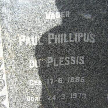 PLESSIS Paul Phillipus, du 1895-1973 &amp; Gezina Johanna 1895-1957