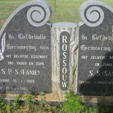 ROSSOUW S.P.S. 1909-1985 &amp; S.S. LABUSCHAGNE -1923