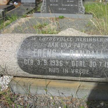 RANDALL Erens L 1936-1973