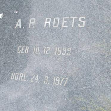 ROETS A.P. 1899-1977