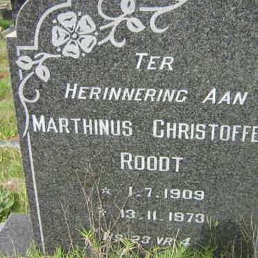 ROODT Marthinus Christoffel 1909-1973