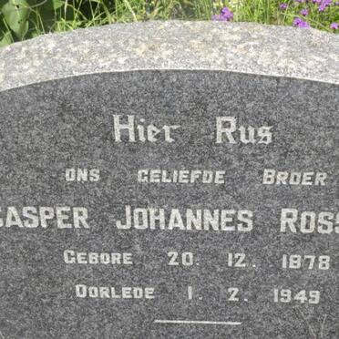 ROSSOUW Casper Johannes 1878-1949