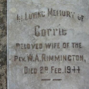 RIMMINGTON Corrie -1944