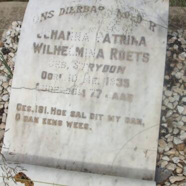 ROETS Johanna Katrina Wilhelmina nee STRYDOM -1935