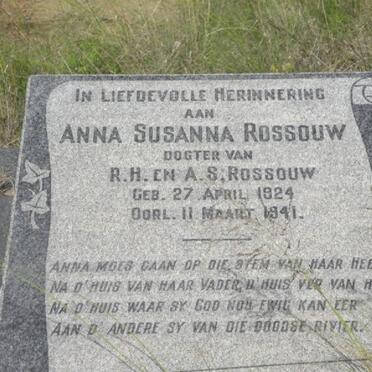 ROSSOUW Anna Susanna 1924-1941
