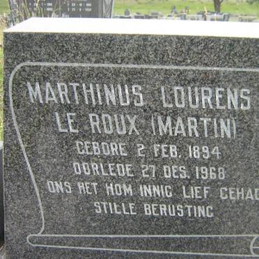ROUX Marthinus Lourens, le 1894-1968
