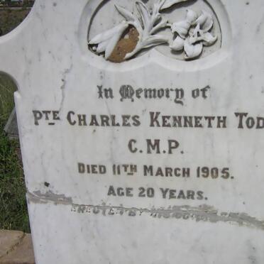 TODD Charles Kenneth -1905