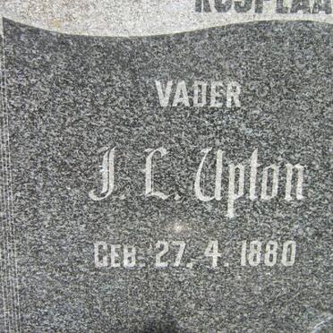 UPTON J.L. 1880-  &amp; J.J. J. VAN RENSBURG 1887-1953