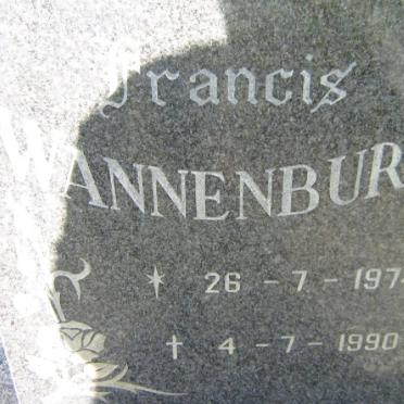 WANNENBURG Francis 1974-1990