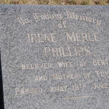 PHILLIPS Irene Merle -1959