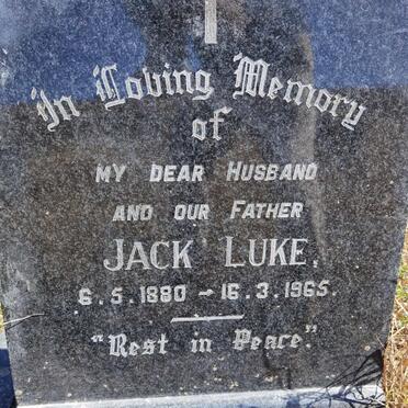 LUKE Jack 1880-1965