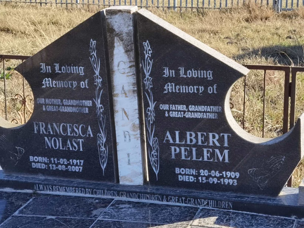 NGANDI Albert Pelem 1909-1993 & Francesca Nolast 1917-2007