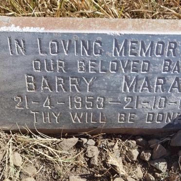 MARAIS Barry 1953-1953