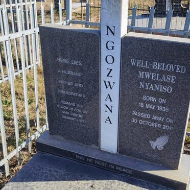 NGOZWANA Well-Beloved Mwelase Nyaniso 1936-2011