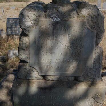 PAYN Heleir 1820-1896 &amp; Esther Anne LE CAUX -1906