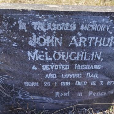 MCLOUGHLIN John Arthur 1919-1973
