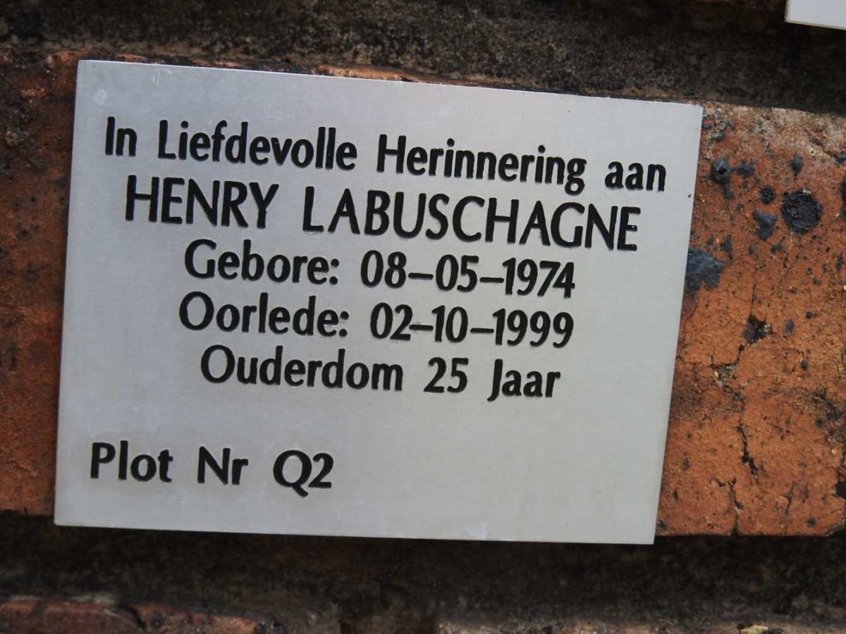 LABUSHAGNE Henry 1974-1999
